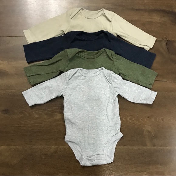 Carter's Other - Baby Boy Carter’s long sleeve onesies- 3 months